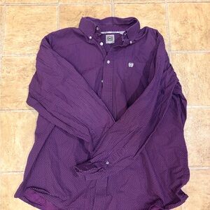 Cinch Men's Dark Purple Shirt Jacket